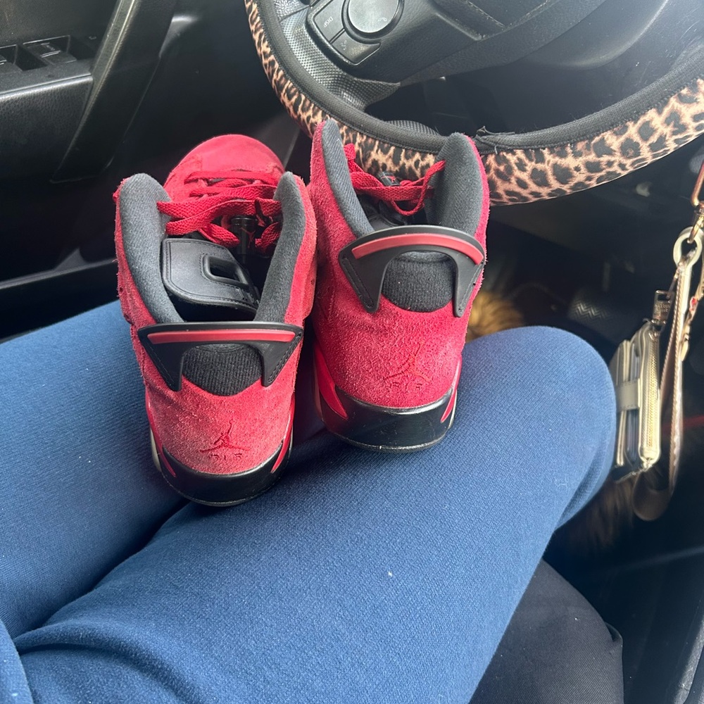 Nike Kids' Red and Black Sneakers